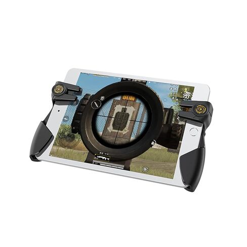 LICHIFIT Tablet Joystick Handle Mobile Game Trigger Controller L1R1 Fire Aim Button Six Finger Gamepad for PUBG Shooting Game Accessories in Kuwait