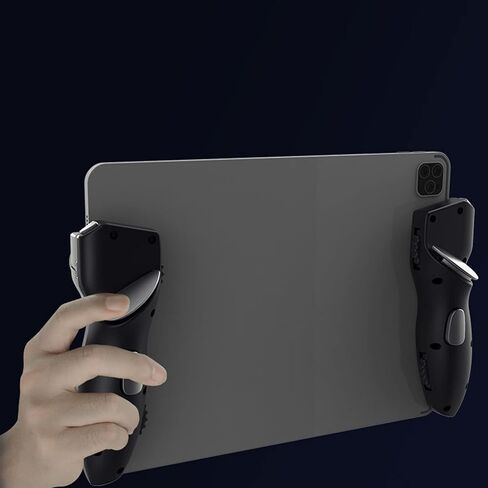 LICHIFIT Tablet Joystick Handle Mobile Game Trigger Controller L1R1 Fire Aim Button Six Finger Gamepad for PUBG Shooting Game Accessories in Kuwait