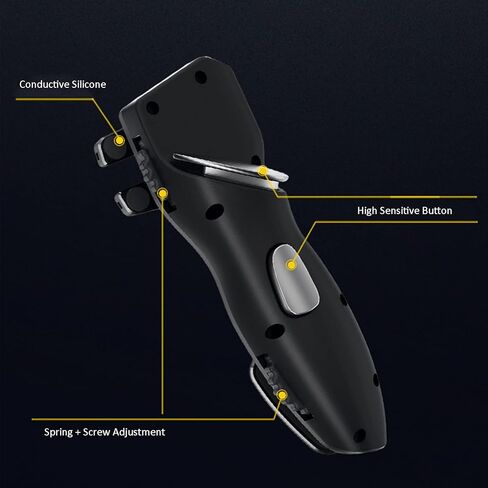 LICHIFIT Tablet Joystick Handle Mobile Game Trigger Controller L1R1 Fire Aim Button Six Finger Gamepad for PUBG Shooting Game Accessories in Kuwait
