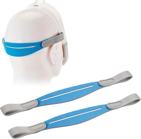 Replacement Headgear Strap Compatible with AirFit N30i/P30i, Premium Comfort Soft Elastic Fabric Adjustable Magic Tape Design for a Snugly Fit in Saudi Arabia