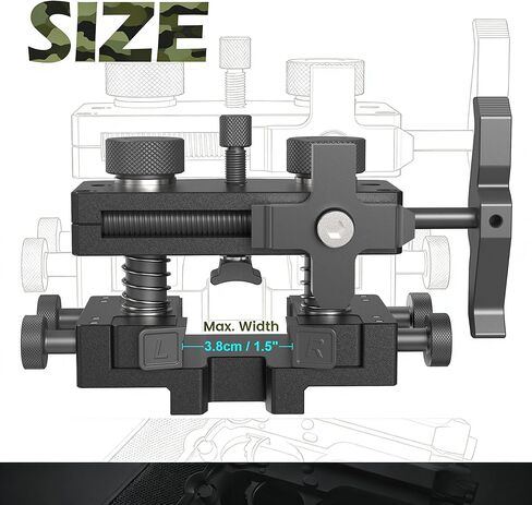 SporGain Pistol Sight Pusher Tool with Heavy-Duty Construction for Handguns Front Rear Sight Removal Adjustment, with 4 Push End and 6 Pair Side Knobs in Kuwait