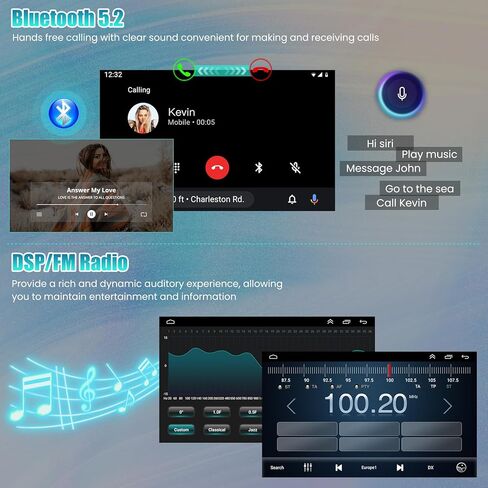 8Core Car Stereo for Jeep Grand Cherokee 2008-2013 & Dodge Durango 2011-2013, 4GB+64GB 7" Touch Screen Car Radio with Wireless Carplay Android Auto GPS Navigation FM Camera Bluetooth RDS Mirror Link in Kuwait