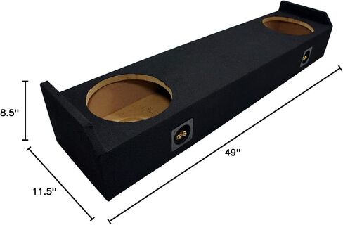 Harmony Audio Kicker Bundle Compatible with 2006-2014 Honda Ridgeline 43CWR102 10" 400W 2Ohm Subwoofer with HA-A1500.1 3000W Sub Amp and HON2X10-RDLINE Dual 10" Sub Box in Kuwait