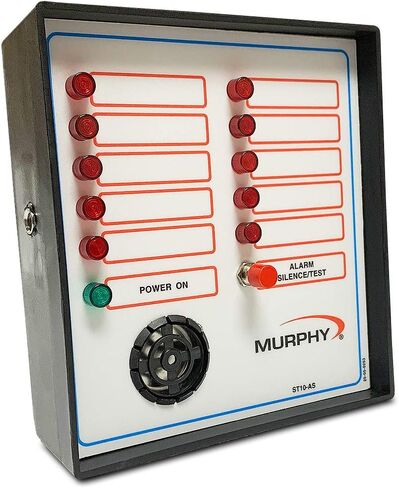 Murphy by Enovation Controls ST10AS-LM 10-Point Remote Alarm Tattletale Annunciator (25700011) in Kuwait