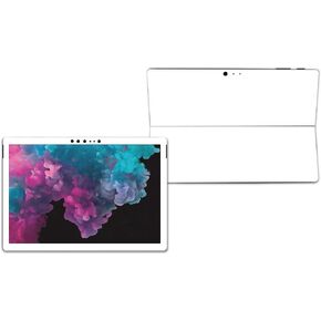 غلاف MightySkins متوافق مع جهاز Microsoft Surface Pro 6 اللوحي - أبيض صلب | غطاء ملتف واقٍ ومتين وفريد ​​من نوعه من الفينيل | سهل التطبيق والإزالة وتغيير الأنماط | صنع في الولايات المتحدة الأمريكية in Kuwait