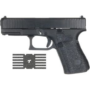 مجموعة مقابض TALON قبضة لاصقة ومقبض منزلق متوافق مع Glock 19، 23، 25، 32، 38 - مطاط، أسود (الجيل 5 بدون حزام خلفي) in Kuwait