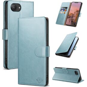 حافظة محفظة لهاتف iPhone 16e/17e 6.1 بوصة مع حامل بطاقة ائتمان مانع RFID، غطاء قلاب من جلد البولي يوريثان للنساء والرجال، حافظة هاتف واقية متوافقة مع Apple 16e/17e، بني فاتح in Kuwait