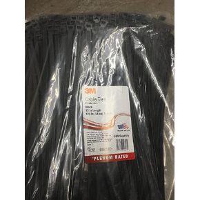 3M Nylon 6/6 Light Heavy-Duty Cable Tie CT15BK120-D, 120 lbs. Tensile, 15 inches, Black, Pack of 500 in Kuwait