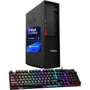 سطح المكتب Lenovo ThinkStation P330 SFF، الجيل الثامن Intel Core i5-8500 حتى 4.1 جيجا هرتز، ذاكرة الوصول العشوائي DDR4 سعة 8 جيجا بايت، SSD 256 جيجا بايت، USB WiFi وبلوتوث، HDMI DP، Windows 11 Pro، لوحة مفاتيح وماوس متضمن (متجدد) in Kuwait
