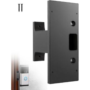 Doorbell Extender Bracket Compatible with Ring Doorbell, Extends Offset Doorbell Holder Mount for Brick Wall, Get Better View, Black 97mm in Saudi Arabia