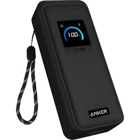 Geiomoo Soft Silicone Case for Anker Prime Power Bank 26250mAh, Flexible Scratch Resistant Cover (Black) in Kuwait