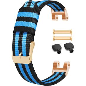 أحزمة مناسبة لأساور Garmin Lily للنساء مع 2 براغي وأدوات إزالة مفتاح الربط، أشرطة ساعة بديلة من النايلون الناعم بعرض 14.2 مم تناسب ساعة Garmin Lily النسائية الذكية in Kuwait