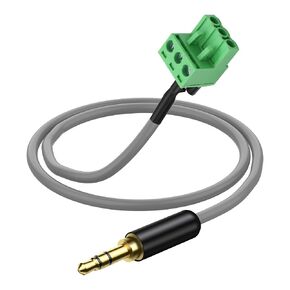 XMSJSIY 3.5mm to Phoenix Terminal Connector Audio Cable 1/8" TRS Male to 3-pin 5.08mm/0.2inch Pitch PCB Phoenix Female Plug Stereo Solderless Screw Block Connector Cord - 50CM/1.64FT in Kuwait