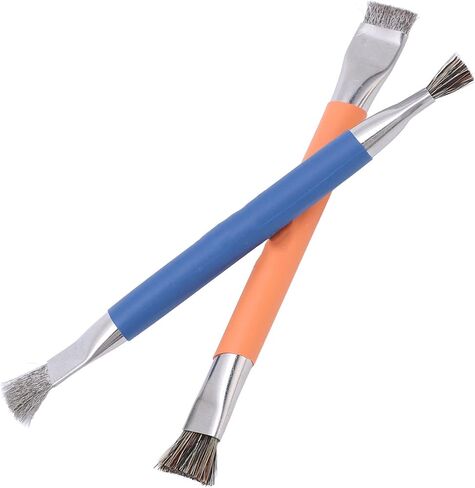 HUIOP Motherboard Brush, Cleaning Brush Made of Premium Alloy Steel, Fine, Comfortable Grip, Ideal for Electronic Components, Mini, Made of Accuracy Machining, from Multiple in Kuwait