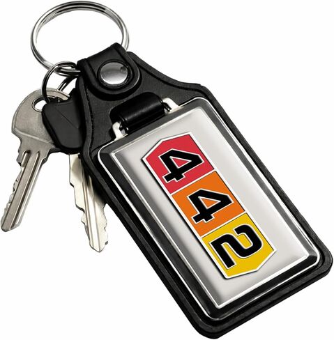 Brotherhood 1964 Through 1972 Olds Cutlass 442 Emblem Design Keychain Key Holder Key Ring for Men Heavy Duty Car Keyring for Men and Women in Kuwait