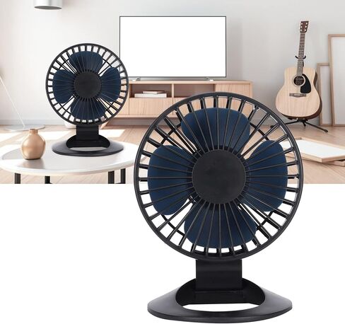 Tyenaza F2 USB Desktop Fan, Portable Mini USB Desktop Cooling Fan with Third Gear Wind Speed, for Home Office Car Travel Indoor Outdoor in Kuwait