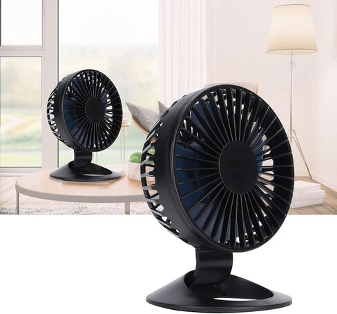 Tyenaza F2 USB Desktop Fan, Portable Mini USB Desktop Cooling Fan with Third Gear Wind Speed, for Home Office Car Travel Indoor Outdoor in Kuwait