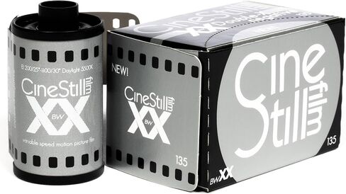 فيلم CineStill Film BwXX Double-X بالأبيض والأسود (فيلم رول 35 مم، 36 تعريضًا) عبوتان مع قطعة قماش للتنظيف من الألياف الدقيقة in Kuwait