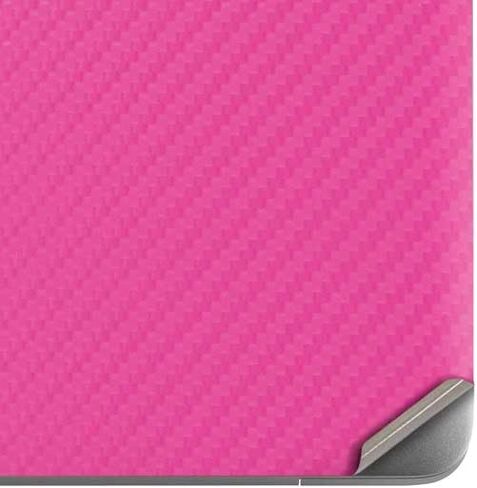 Skinit Decal Laptop Skin Compatible with MacBook Air 13in (2020) - Pink Carbon Fiber Specialty Texture Material Design in Kuwait