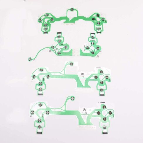 Replacement for Sony PlayStation 4 PS4 / Pro JDM 050 040 030 001 Controller Conductive Film PCB Circuit Keypad Flex Cable (JDS JDM 040) in Kuwait
