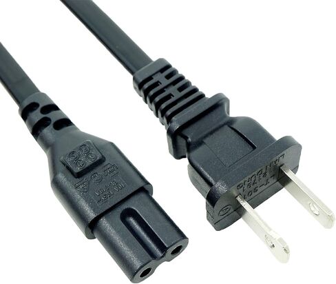 MaxLLTo 2 Prong Figure 8 Connector AC Wall Power Supply Cord Cable Lead for HP Designjet T520 24" 36" ePrinter Printer in Kuwait