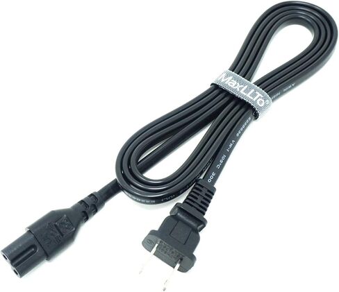 MaxLLTo 2 Prong Figure 8 Connector AC Wall Power Supply Cord Cable Lead for HP Designjet T520 24" 36" ePrinter Printer in Kuwait