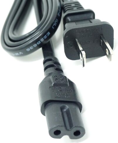 MaxLLTo 2 Prong Figure 8 Connector AC Wall Power Supply Cord Cable Lead for HP Designjet T520 24" 36" ePrinter Printer in Kuwait