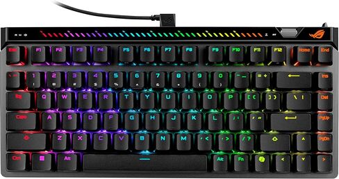 ASUS ROG Falchion Ace 75 HE Wired Analog/Hall Effect Gaming Keyboard– 75% TKL, USB, Hot Swappable HFX V2X Magnetic Switch, Rapid Trigger, 8KHz Polling, PBT Keycap, Carry Case, Web-based Config - Black in Kuwait