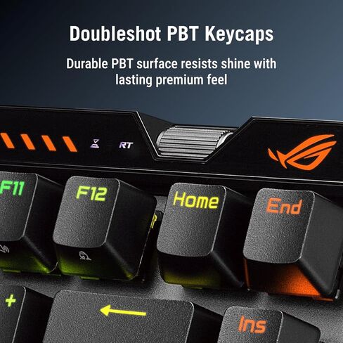 ASUS ROG Falchion Ace 75 HE Wired Analog/Hall Effect Gaming Keyboard– 75% TKL, USB, Hot Swappable HFX V2X Magnetic Switch, Rapid Trigger, 8KHz Polling, PBT Keycap, Carry Case, Web-based Config - Black in Kuwait