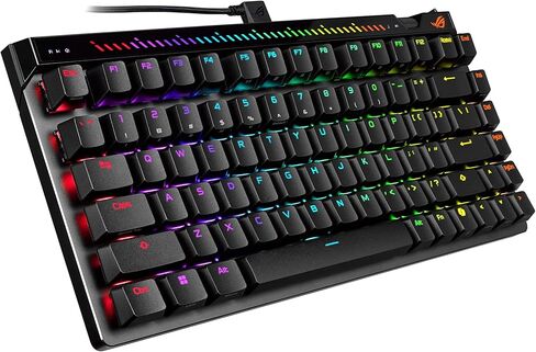 ASUS ROG Falchion Ace 75 HE Wired Analog/Hall Effect Gaming Keyboard– 75% TKL, USB, Hot Swappable HFX V2X Magnetic Switch, Rapid Trigger, 8KHz Polling, PBT Keycap, Carry Case, Web-based Config - Black in Kuwait