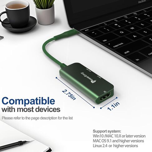 USB HUB، 3 في 1 USB C شحن PD 100W، محول HDMI 4K، USB A 3.0 منفذ 5 جيجابت في الثانية من الألومنيوم المحمول من النوع C لأجهزة MacBook Pro وMacBook Air وiPad Pro وXPS والمزيد in Kuwait