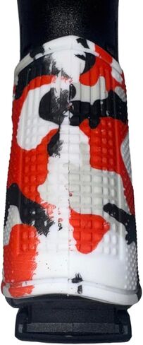 Red Camouflage Tactical Grip Sleeve for Glock 17 19 19x 20 21 22 23 25 31 32 34 35 37 38 41 43x 44 45 48 and V Models 17V 19V 19xV 20V 21V 23V in Kuwait