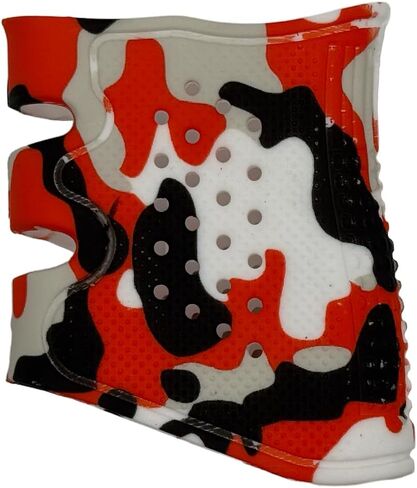 Red Camouflage Tactical Grip Sleeve for Glock 17 19 19x 20 21 22 23 25 31 32 34 35 37 38 41 43x 44 45 48 and V Models 17V 19V 19xV 20V 21V 23V in Kuwait