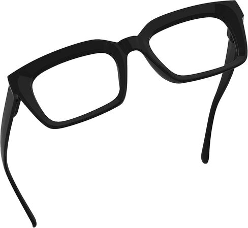 نظارات القراءة للسيدات من Eyekepper - قارئات بتصميم مربع كبير الحجم للنساء باللون الأحمر in Kuwait