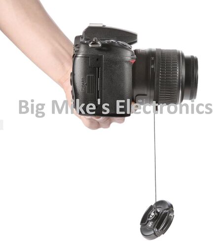 غطاء عدسة سهل التركيب متوافق مع Canon EOS R8 مقاس 24-50 مم، وEOS R50 V مقاس 14-30 مم، وRF-S مقاس 14-30 مم f/4-6.3 هو عدسة STM PZ in Kuwait