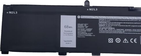 استبدال بطارية الكمبيوتر المحمول MV07R لـ Dell G3 15 3500 3590 3700 3790 G5 15 5500 5505 SE Series JJRRD 0JJRRD 266J9 72WGV 072WGV W5W19 0W5W19 PN1VN M4GWP - 15.2V 68Wh in Kuwait