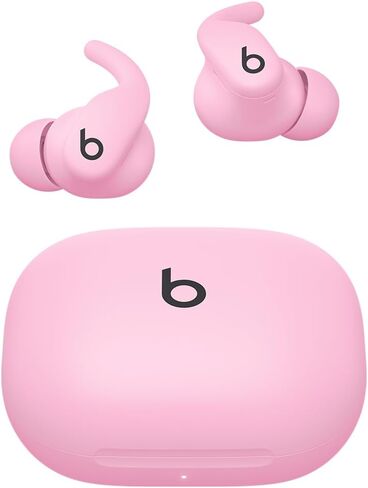 Beats Powerbeats Fit - Wireless Noise Cancelling Workout Earbuds with Secure-Fit Wingtips, Up to 30-Hour Battery Life, Sweat & Water Resistant - Power Pink (Renewed) in Kuwait