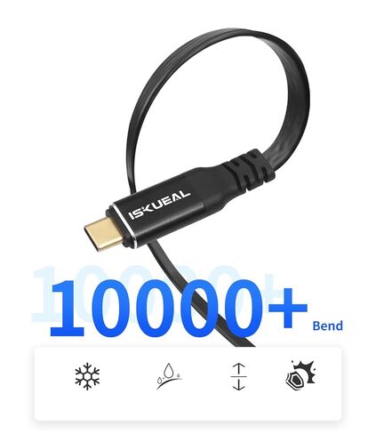 USB C إلى إيثرنت قابل للسحب بطول 6 أقدام، سلك من النوع C إلى RJ45، شبكة جيجابت LAN لأجهزة MacBook Pro، iPad Pro، الهاتف الذكي، الكمبيوتر المحمول، الكمبيوتر الشخصي، حزمة واحدة in Kuwait