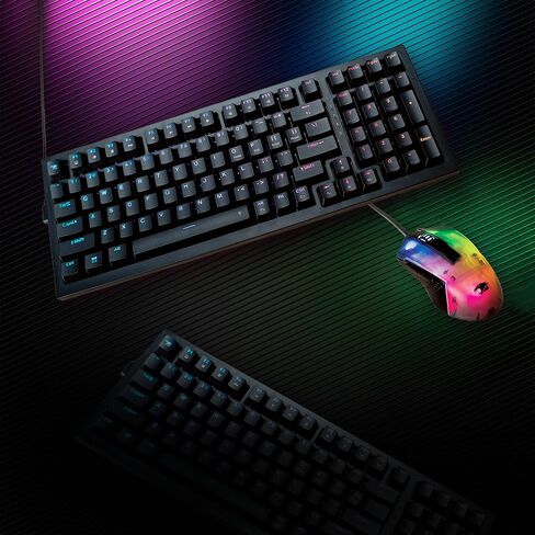 مجموعة لوحة مفاتيح وماوس ميكانيكية للألعاب iBUYPOWER MK9 RGB - مفاتيح باللون الأسود والبني اللمسي in Kuwait