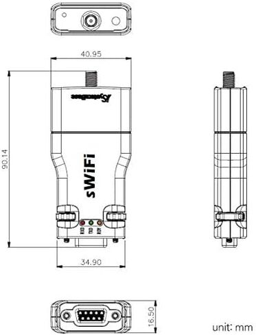 SystemBase - صنع في كوريا - sWiFi/All، RS232/RS422/RS485 إلى Wi-Fi، محول تسلسلي إلى Wi-Fi، نطاق مزدوج 2.4 جيجا هرتز/5 جيجا هرتز، IEEE 802.11 a/b/g/n، Utility sWiFiConfig in Kuwait