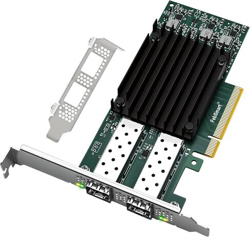 واجهة PCIE GEN 3.0 X8 إلى 2X 25GbE SFP28 منافذ بصرية، محول شبكة RDMA الذكي المتقارب، بطاقة NIC، محول إيثرنت، Mellanox ConnectX-4 Lx MT27711A0 25Gb/s Ethernet Controller (CX4121A) in Kuwait