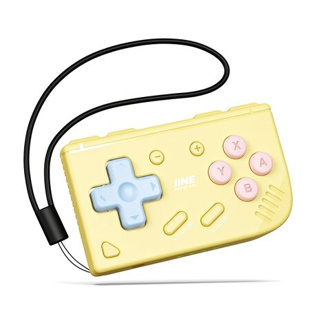وحدة تحكم ألعاب IINE Mini Retro، وحدة تحكم ألعاب صغيرة لاسلكية بحجم الجيب مع تصميم سلسلة مفاتيح، وحدة تحكم محمولة للسفر لألعاب الهاتف المحمول والكمبيوتر (أزرق فاتح) in Kuwait