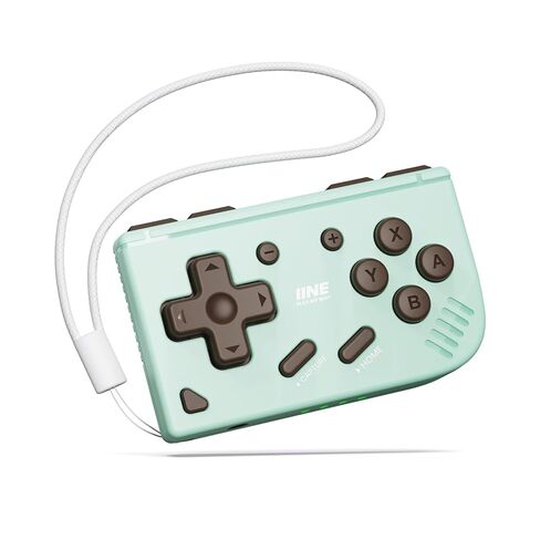 IINE Mini Retro Game Controller, Pocket-Size Wireless Mini Game Controller with Keychain Design, Portable Travel Controller for Mobile & PC Gaming (Baby Blue) in Saudi Arabia
