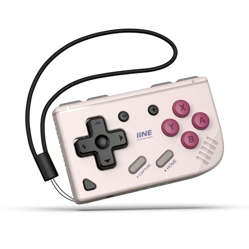 IINE Mini Retro Game Controller, Pocket-Size Wireless Mini Game Controller with Keychain Design, Portable Travel Controller for Mobile & PC Gaming (Baby Blue) in Saudi Arabia