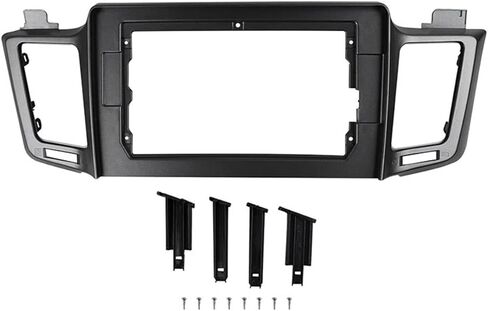 10.1 Inch Radio Fascia Compatible with TOYOTA RAV4 2013-2018 Left Hand Drive Stereo Panel Audio Android Player Frame Dash Mount Kit Bezel in Kuwait