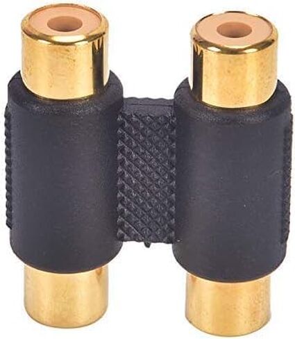 وصلة RCA، 4 قطع RCA أنثى إلى أنثى وصلة كابل الصوت والفيديو لمكبر الصوت، ومضخم الصوت، والخلاط in Kuwait