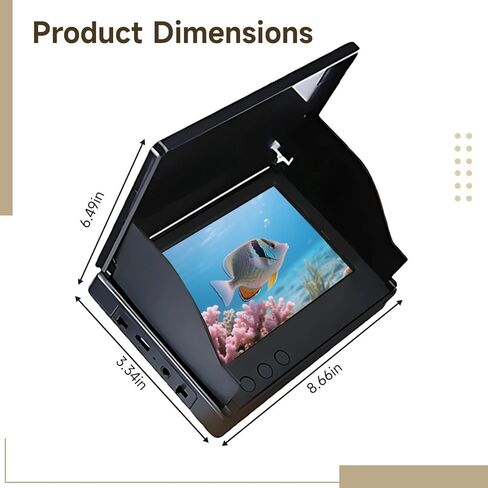 Underwater Fishing Camera with 4.3-Inch Monitor, Waterproof Night Vision, 8808 Hd in Kuwait