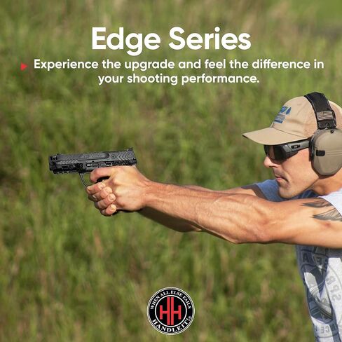Handleitgrips Gun Grip Tape Wrap Compatible with Smith & Wesson M&P Compact 2.0 Carry Comp Edge Series, Black Textured Rubber Pistol Grip Tape with Inserts, Gun Grip Wrap, Veteran Owned, Made in USA in Kuwait