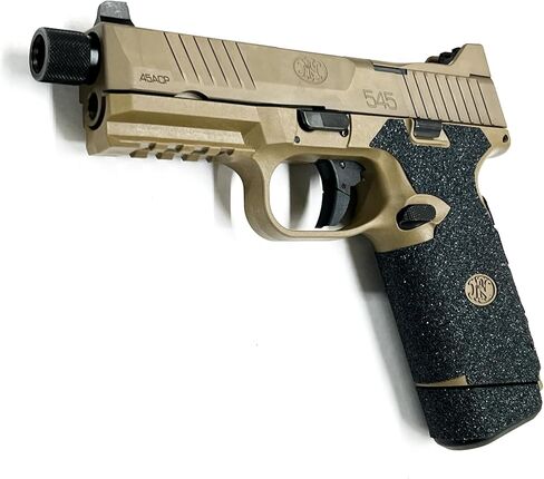 Handleitgrips Handgun Grip Tape Compatible with FN 545 and FN 510 - Black Sandpaper Pistol Grip Tape, Easy Installation, Gun Parts & Accessories, Veteran Owned, Made in The USA in Kuwait