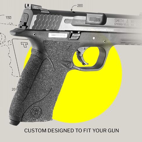 TALON Grips for Smith & Wesson M&P Full Size with Medium Backstrap Granulate, Black Granulate in Kuwait